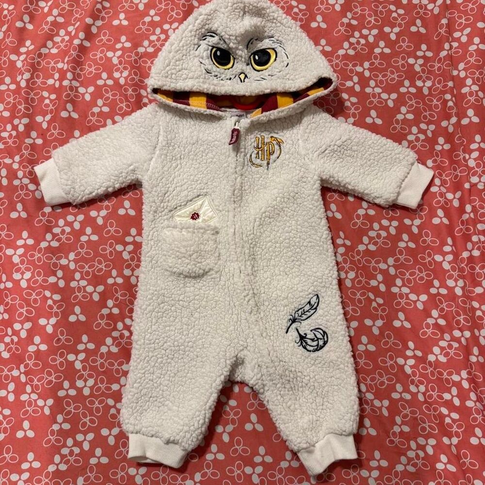 Harry-potter White and Cream Sleepsuits-babygrows